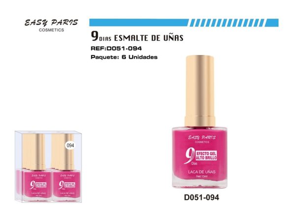 Laca de Uñas 9 Días 6/u 144/u - Esmaltes de uñas - Imagen 10