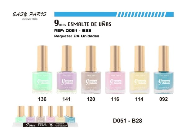 Laca de Uñas 9 Días 6/u 144/u - Esmaltes de uñas - Imagen 16