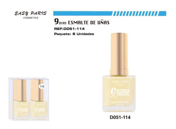 Laca de uñas 9 días 6/U - Esmalte de larga duración - Imagen 2