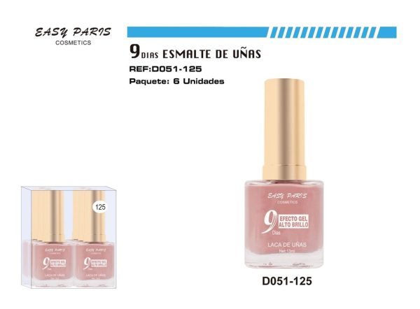 Laca de uñas 9 días 6/U - Esmalte de larga duración - Imagen 3