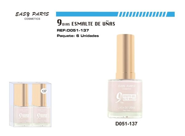 Laca de uñas 9 días 6/U - Esmalte de larga duración - Imagen 4