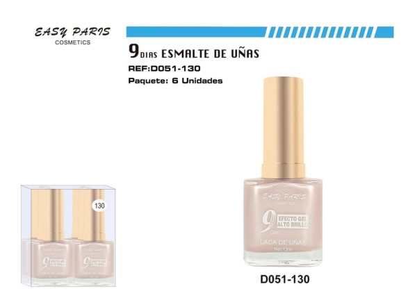 Laca de uñas 9 días 6/U - Esmalte de larga duración - Imagen 6