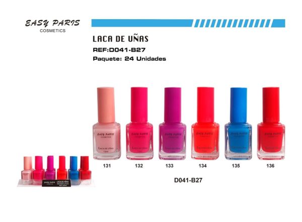 Laca de uñas easy Paris 24 pz - Productos de belleza - Imagen 3