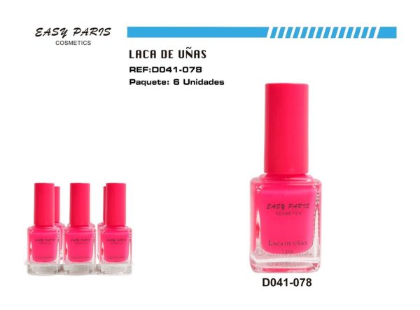 Laca de uñas easy Paris 6 pz - Cosméticos para manicura
