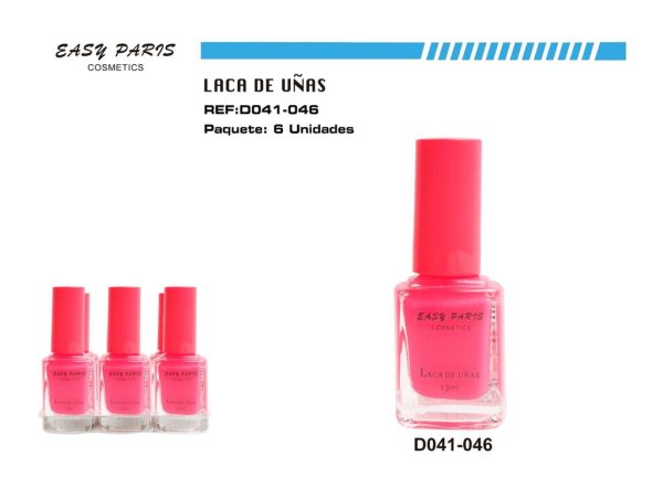 Laca de uñas easy Paris 6 pz - Productos de belleza