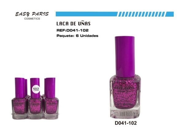 Laca de uñas easy Paris 6 pz - Productos de belleza - Imagen 5