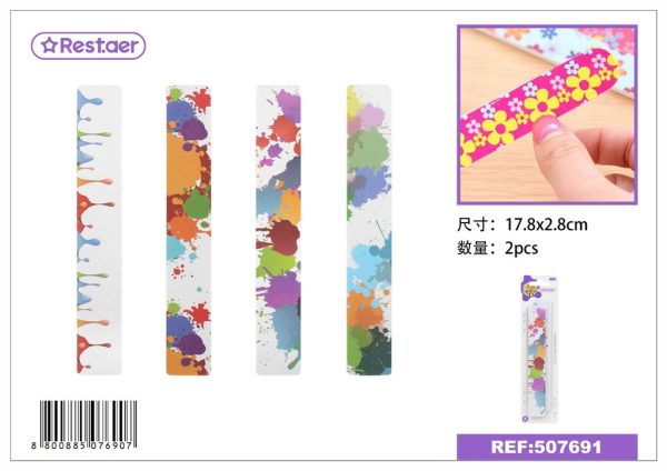 Lima para uñas cuadrada 2 pcs - Accesorios de belleza
