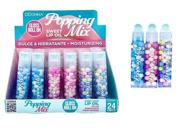 Lip Oil Popping Sweet Max 24 Uds - Cosméticos y brillo labial