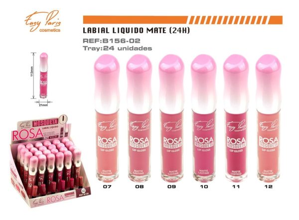 Lip gloss 24 horas 24 unidades - Cosmética y maquillaje