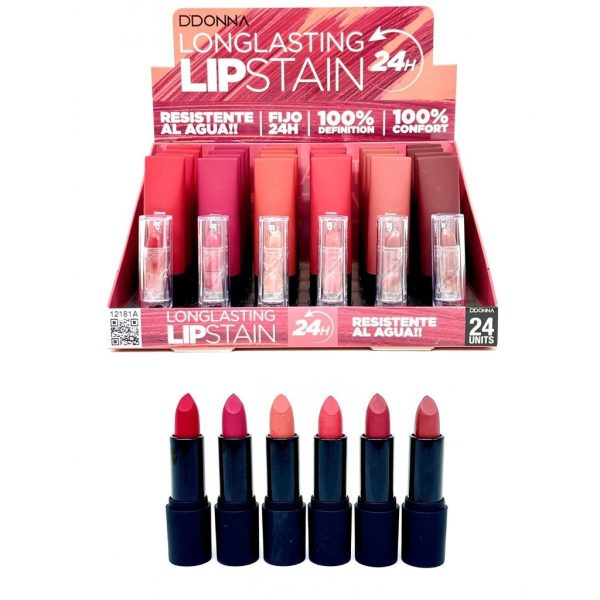 Lápiz labial mate fijo 24h 24 unidades - Productos de belleza - Imagen 2