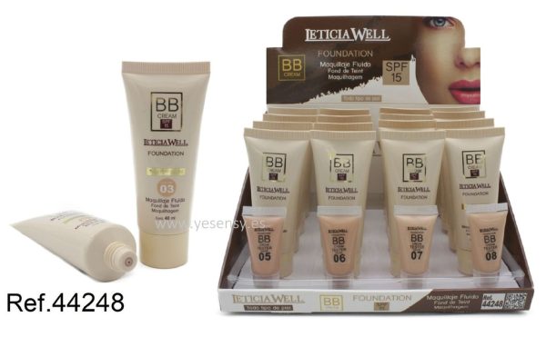 Maq. fluido BB cream SPF15 16 unidades 44248 LW - Cosmética y maquillaje