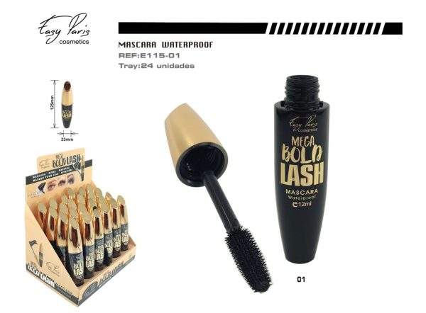 Máscara negra Mega Bola Lash 24 unidades - Maquillaje y belleza