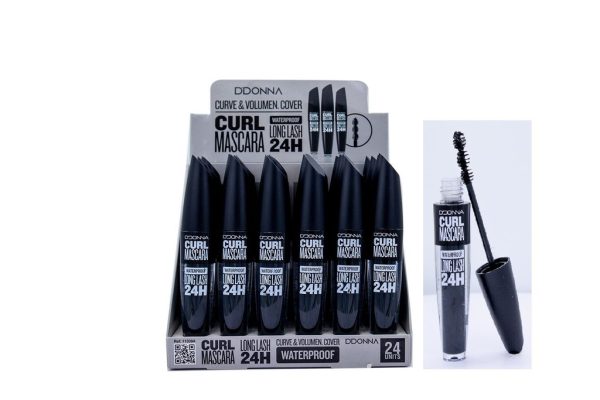 Máscara waterproof CURL 24/U - Maquillaje para pestañas