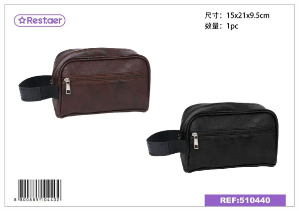 Neceser de PU tamaño grande 15*21*9.5 cm - Accesorios de belleza