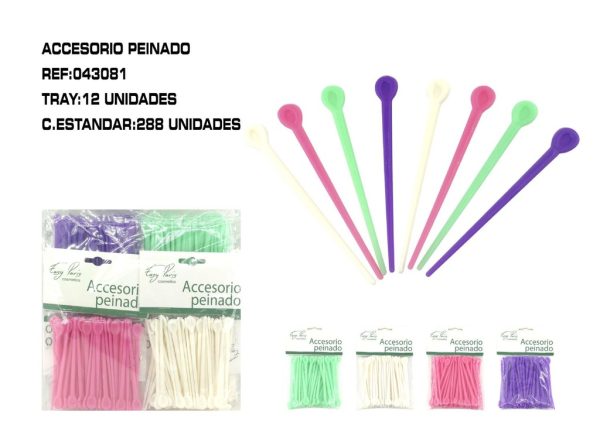 Palillos para rulos 50 unidades 12 unidades - Accesorios para cabello