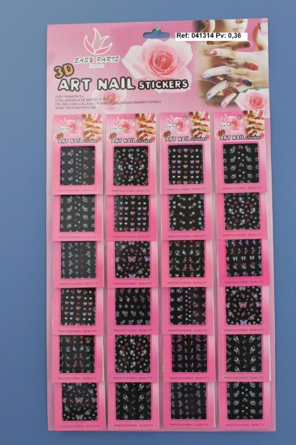 Pegatinas de uñas 24 u - Adhesivos decorativos para uñas