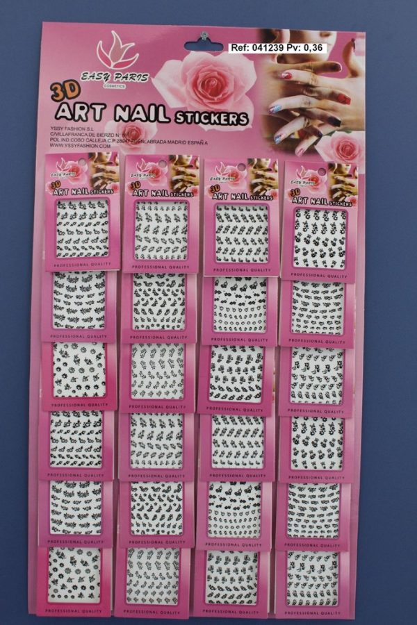 Pegatinas de uñas 24 u - Adhesivos decorativos para uñas - Imagen 2
