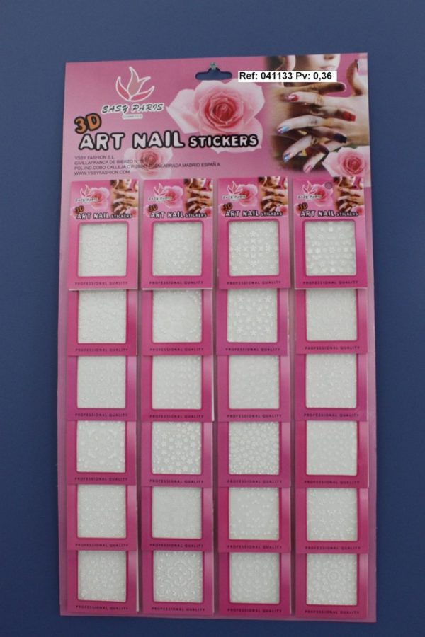 Pegatinas de uñas 24 u - Adhesivos decorativos para uñas - Imagen 3