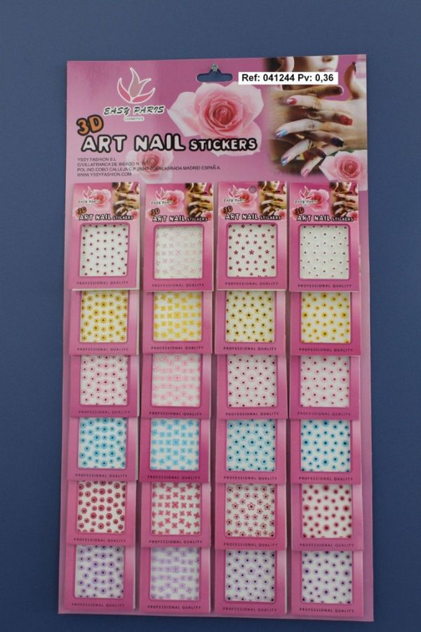 Pegatinas de uñas 24 u - Adhesivos decorativos para uñas - Imagen 8