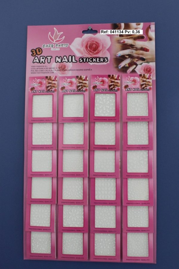 Pegatinas de uñas 24 u - Adhesivos decorativos para uñas - Imagen 9