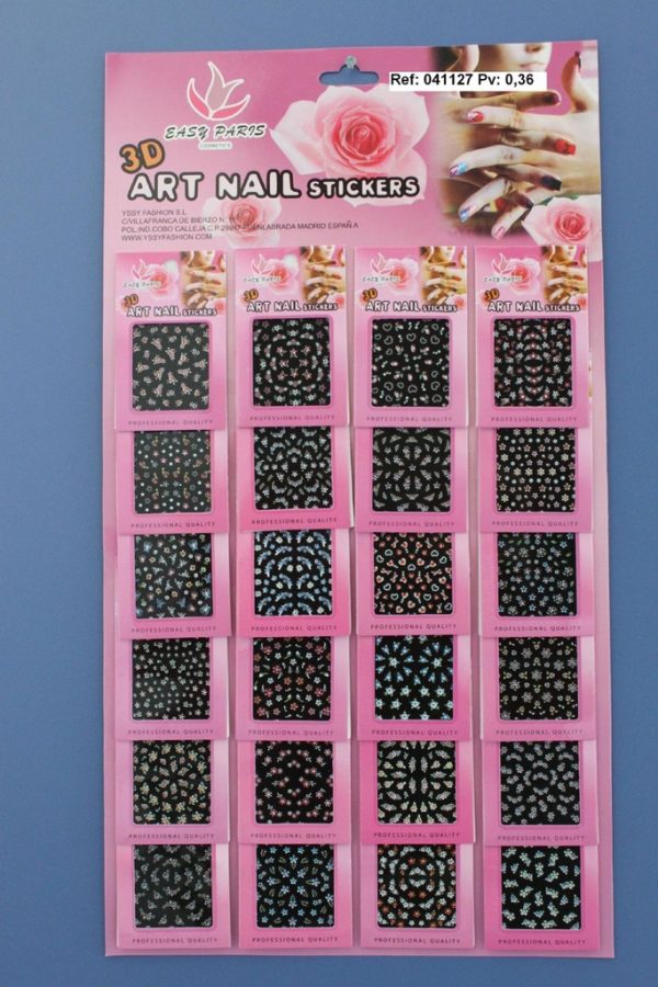 Pegatinas de uñas 24 u - Adhesivos decorativos para uñas - Imagen 14