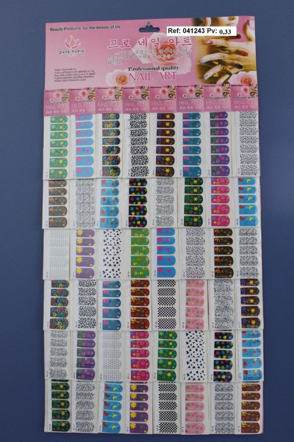 Pegatinas de uñas con piedras 32 unidades - Decoraciones para uñas - Imagen 2