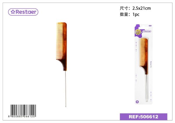 Peine ámbar 20.5*3 cm - Artículos de belleza