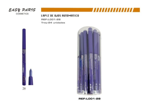 Perfilador de ojos violeta star 24 pcs - Cosméticos