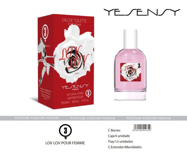 Perfume "Lov Lov" para mujer - Fragancia femenina