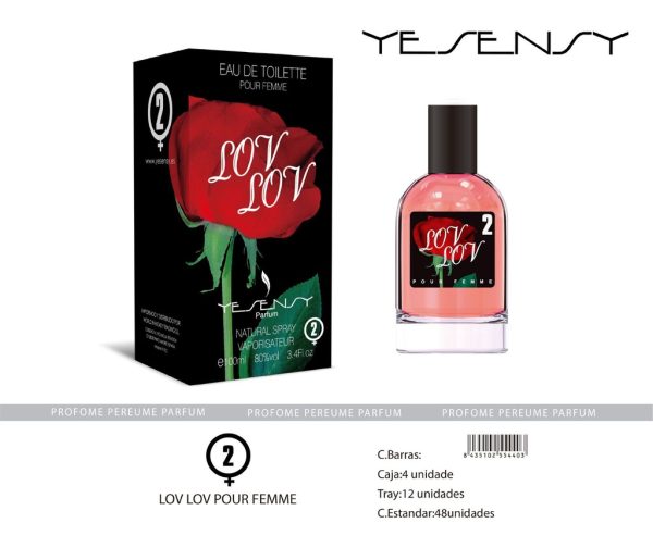 Perfume "Lov Lov" para mujer - Fragancia femenina - Imagen 2