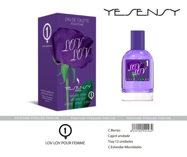 Perfume "Lov Lov" para mujer - Fragancia femenina - Imagen 3
