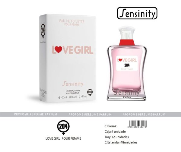 Perfume "Love Girl" para mujer - Fragancia femenina