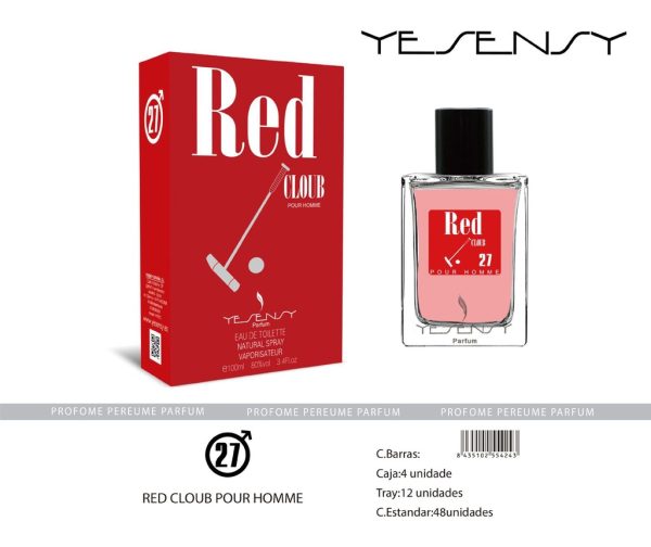 Perfume "Red Club" para hombre - Fragancia masculina