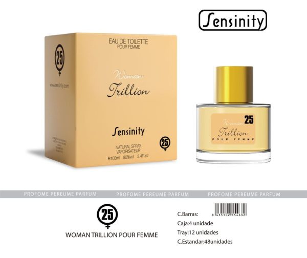 Perfume "Woman Trillion" para mujer - Fragancia femenina