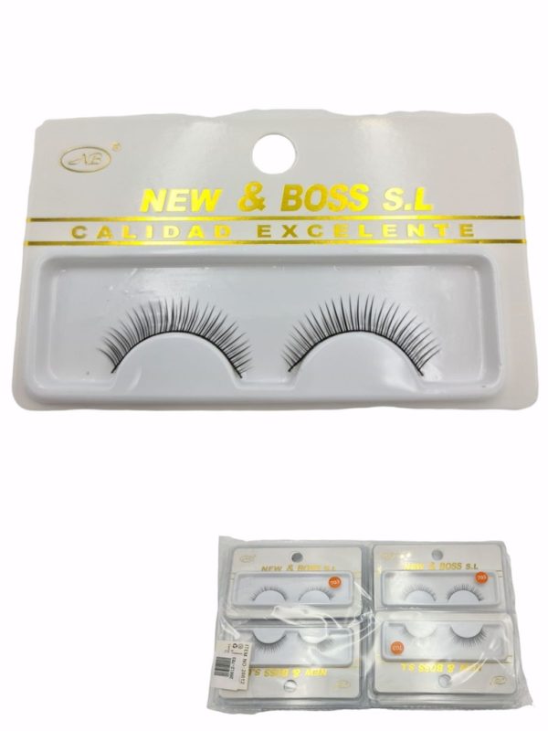 Pestañas postizas 12/u - Accesorios de belleza