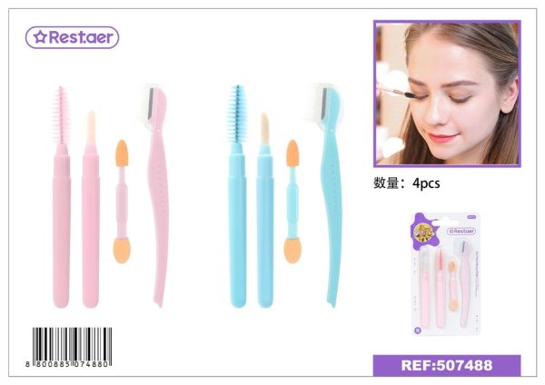 Pincel de maquillaje 4PCS - Accesorios de belleza