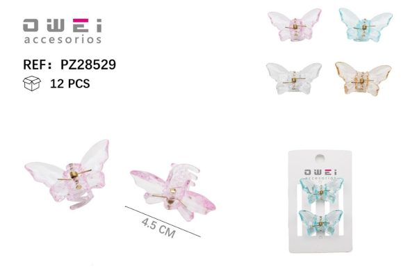 Pinza de pelo 4CM 12/P PZ28529 OW - Accesorios para el cabello