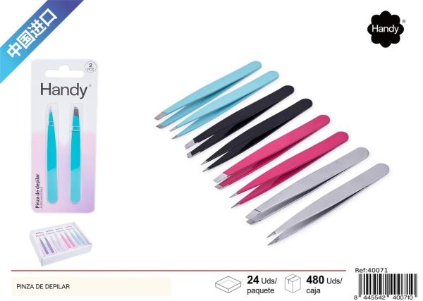 Pinza para depilar 2 unidades - Herramientas de belleza