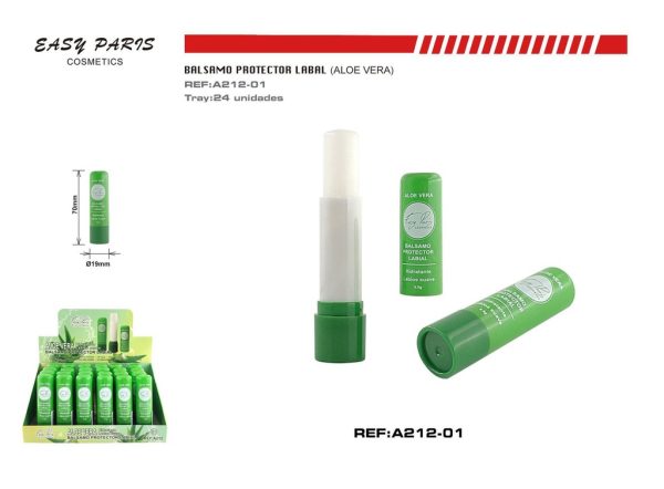 Protector labial aloe vera (24 unidades) - Bálsamos labiales