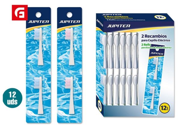 Recambios para cepillo de dientes para adultos (2 uds) - Productos de cuidado personal