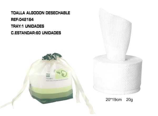 Rollo de papel desechable 20x19 cm 60/U - Productos desechables