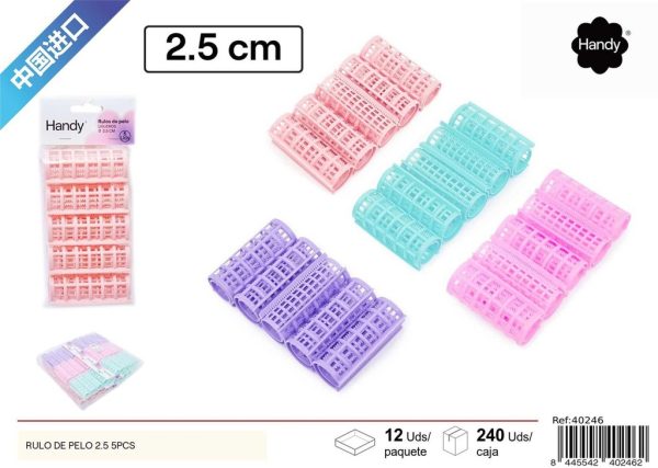 Rulo de pelo 2.5 mm 5 pcs - Accesorios de peluquería