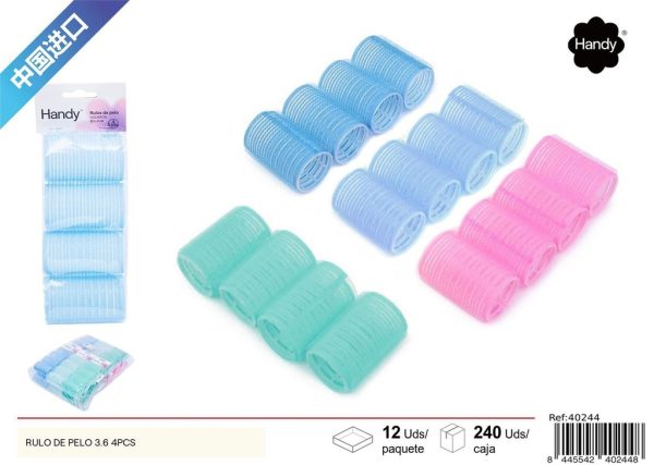 Rulo de pelo 3.6 mm 4 pcs - Accesorios de peluquería