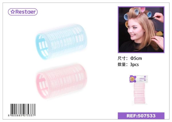 Rulos de nylon 5.0cm 3PCS - Accesorios de peluquería