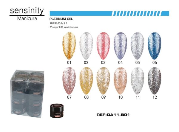 Sensinifty Plantium Gel - Productos de cuidado de uñas