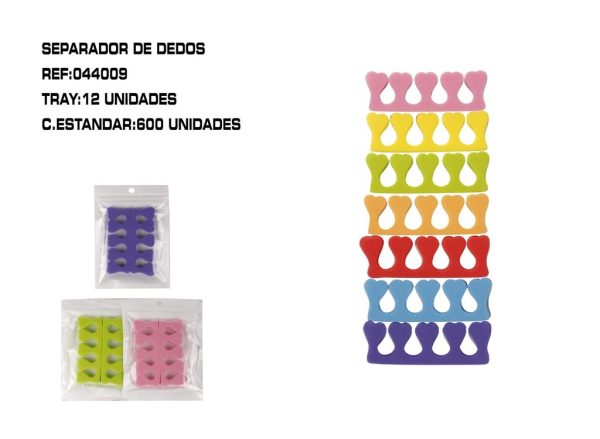 Separador de dedos extrablandos 12/u - Herramienta para pedicura