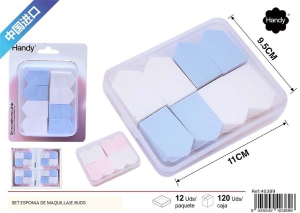 Set de esponja de maquillaje 8 uds - Accesorios de belleza
