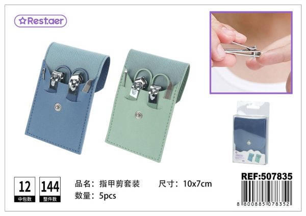 Set de manicura (5 piezas) 10x7cm - Accesorios de belleza