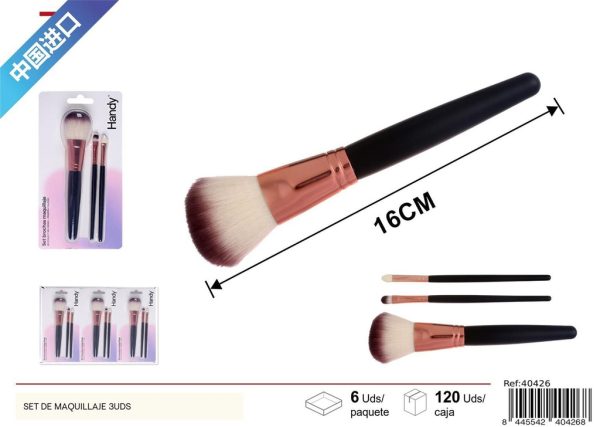 Set de maquillaje 3 unidades - Artículos de belleza