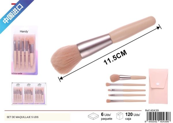 Set de maquillaje 5 uds - Accesorios de belleza